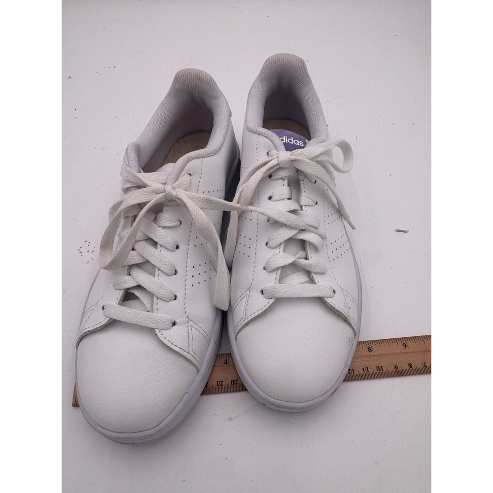 adidas Cloudfoam Women's Sneakers white And Purple‎ Size 6.5 Casual Walking